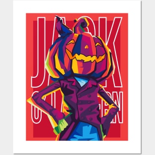 halloween pumpkin scary Posters and Art